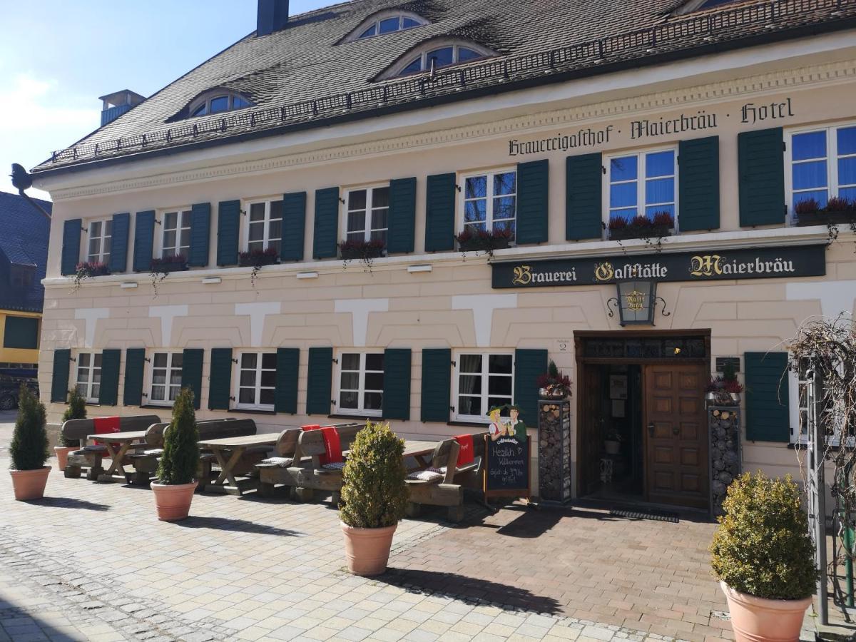 Hotel Maierbraeu Altomunster Екстер'єр фото